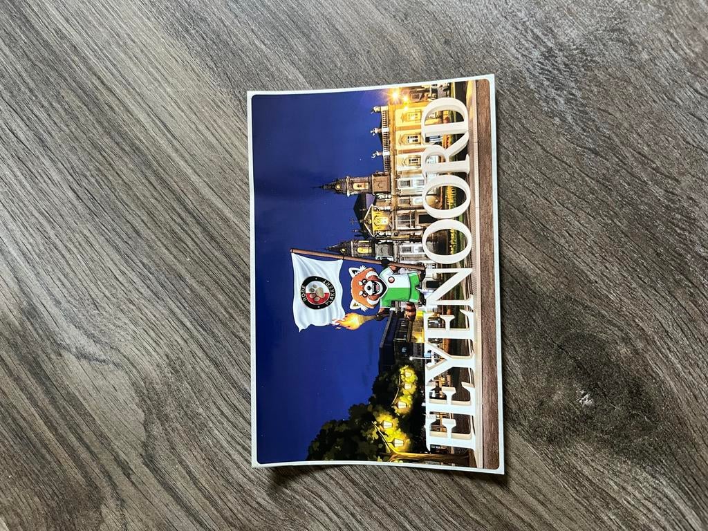 Feyenoord Sticker - Unieke Illustratie, Ophalen of Verzenden, Nieuw, Sport