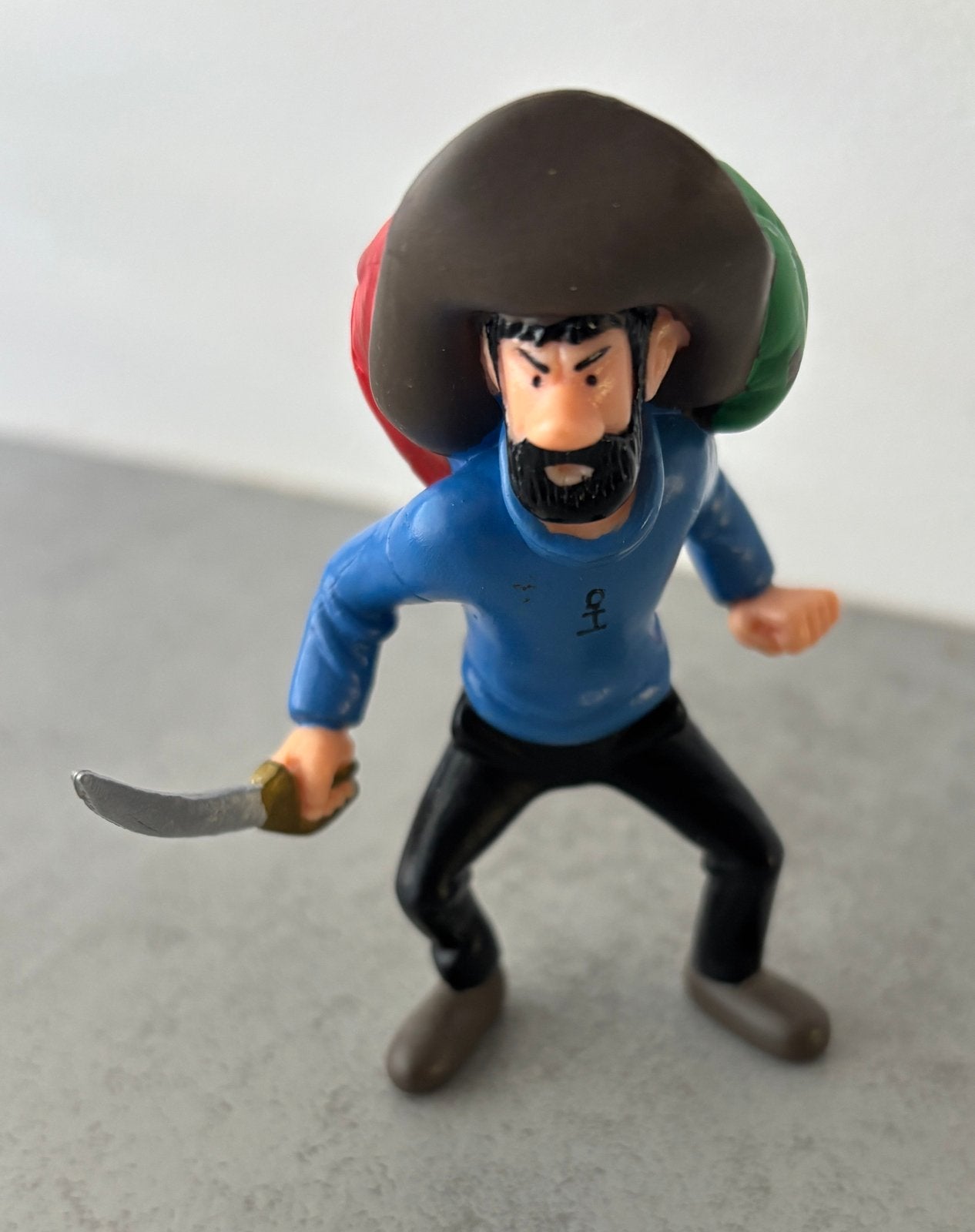 Origineel Kuifje PVC-figuurtje, Ophalen of Verzenden, Kuifje, Zo goed als nieuw, Beeldje of Figuurtje