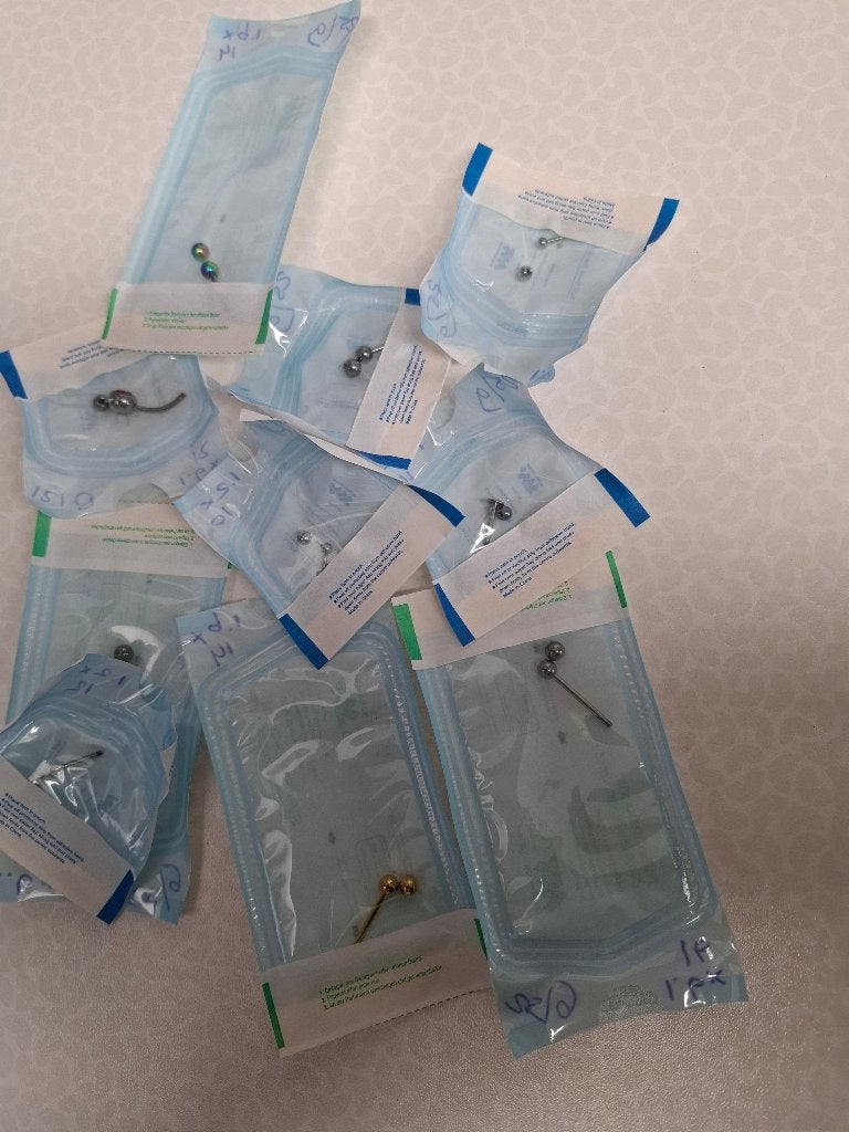 Piercings steriel en nipro naalden, Overige materialen, Overige typen, Nieuw, Ophalen of Verzenden