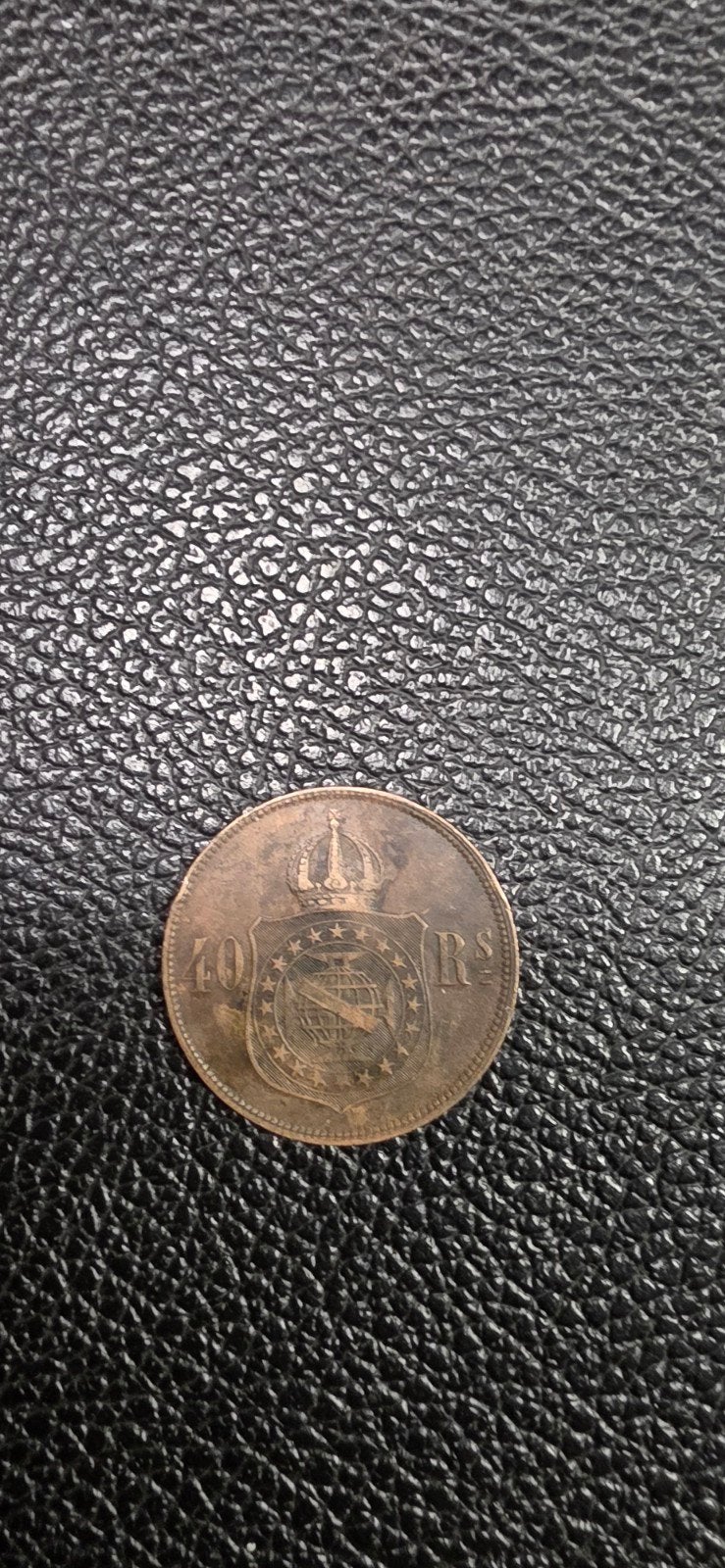 Brasil 40 reis 1874, Ophalen of Verzenden, Noord-Amerika