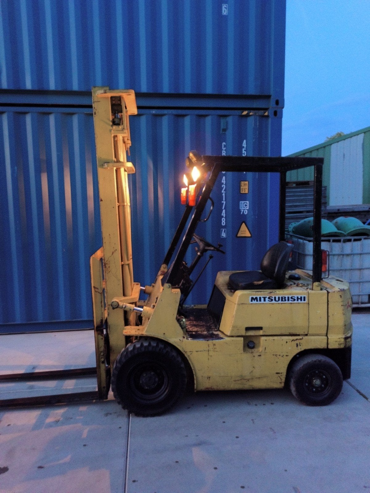 Heftruck Mitsubishi Diesel gratis bezorging, 1000 tot 2000 kg, Ophalen of Verzenden, Diesel, Heftruck