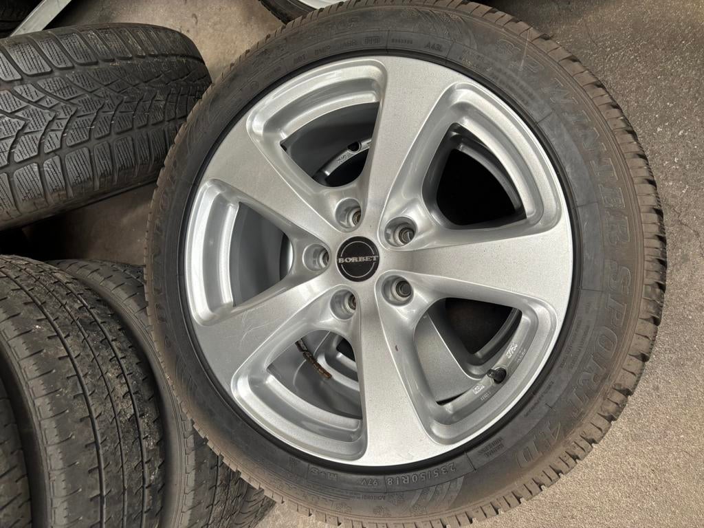 4x Borbetvelgen 18” voor Lexus 460, Auto-onderdelen, Banden en Velgen, Ophalen, 18 inch, Velg(en), Winterbanden