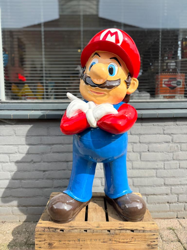 Groot Mario Bross beeld, Verzamelen, Disney, Ophalen, Overige figuren, Zo goed als nieuw, Beeldje of Figuurtje