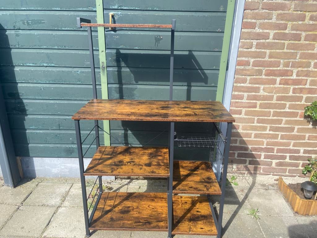 Keukenkast(rek)/ opbergkast, Huis en Inrichting, Ophalen, Bruin, 100 tot 150 cm, 50 tot 100 cm