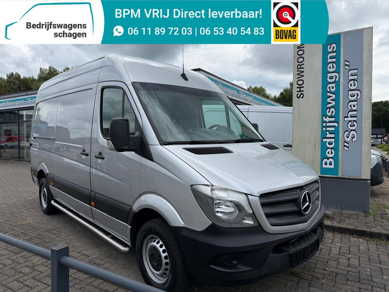 Mercedes-Benz Sprinter 316 CDI L2H2 E6 | NAP | 3.5T Trekhaak, Auto's, Bestelauto's, Achterwielaandrijving, Gebruikt, Euro 6, 4 cilinders