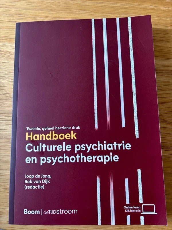 Handboek culturele psychiatrie en psychotherapie, Boeken, Studieboeken en Cursussen, Ophalen of Verzenden, Alpha, Zo goed als nieuw