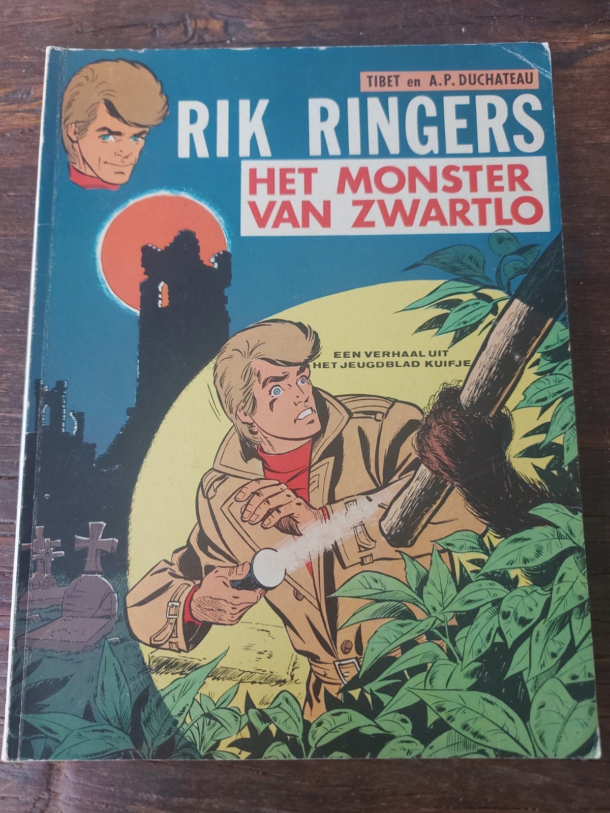 Rik Ringers Het monster van Zwartlo 1972, Gelezen, Eén stripboek, Ophalen of Verzenden, Tibet en A.P. Duchateau