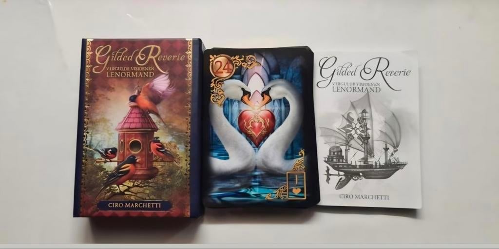 Tarotdeck Gilded Reverie Lenormand tarotkaarten, Boeken, Esoterie en Spiritualiteit, Gelezen, Overige typen, Tarot of Kaarten leggen