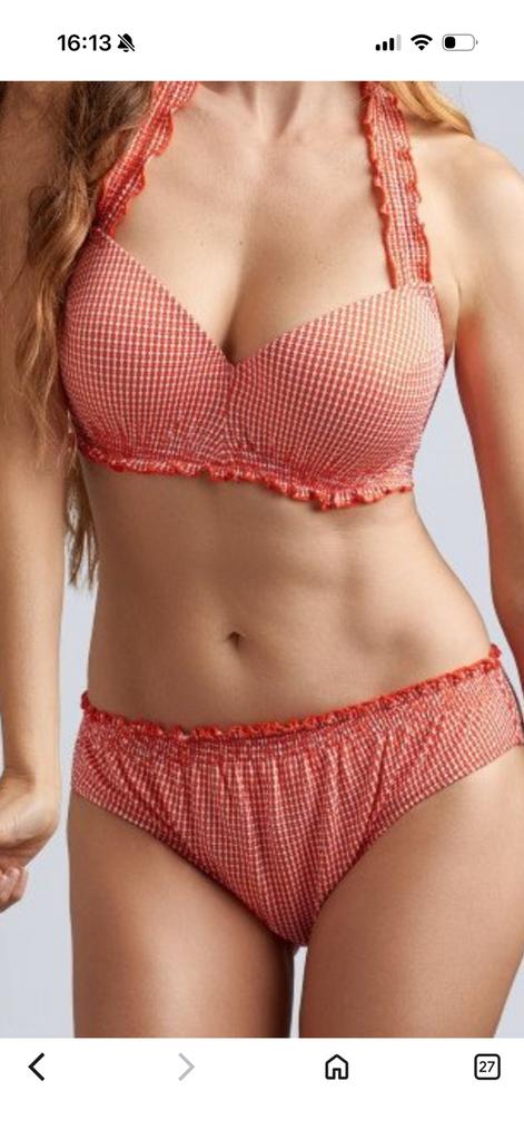 2 bikini’s Marlies Dekkers & Prima Donna XXL - 90E, Kleding | Dames, Badmode en Zwemkleding, Zo goed als nieuw, Bikini, Rood, Ophalen of Verzenden