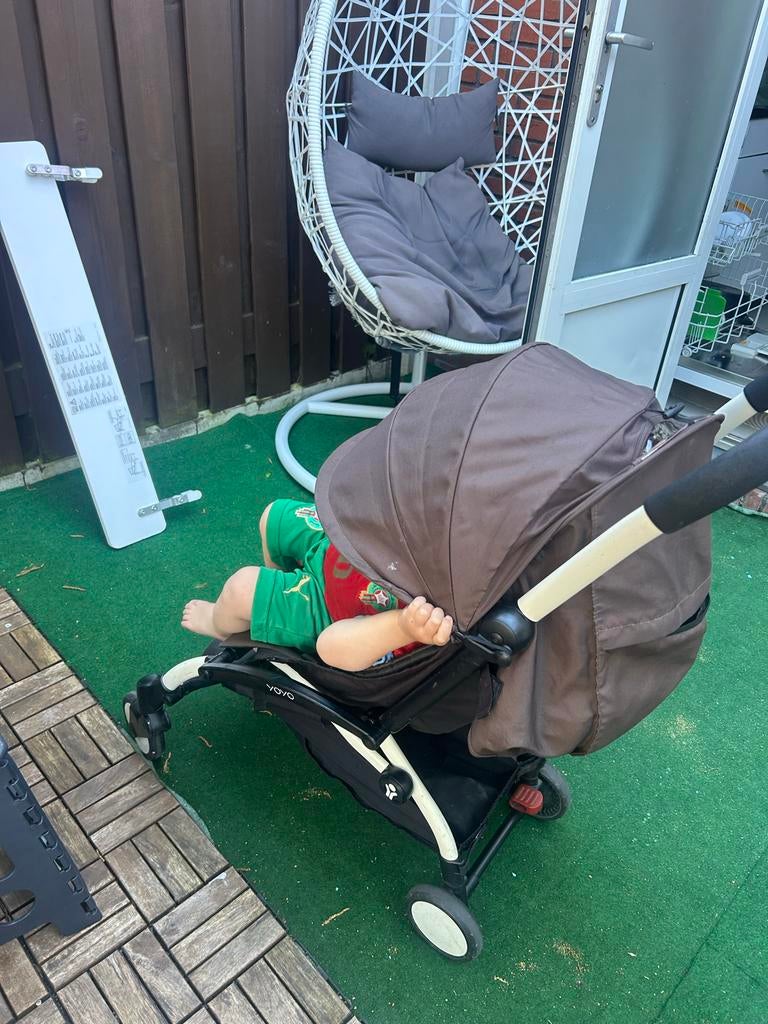 Compacte YOYO kinderwagen - Ideaal voor reizen, Ophalen of Verzenden, Gebruikt, Overige merken, Zonnekap