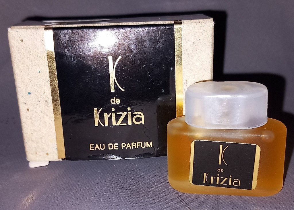 Parfum miniatuur - Krizia K + doosje, Ophalen of Verzenden, Zo goed als nieuw, Miniatuur, Gevuld