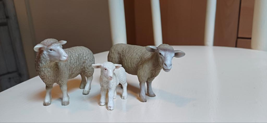 Schleich schapen, Ophalen of Verzenden, Zo goed als nieuw, Paard, Beeldje of Figuurtje