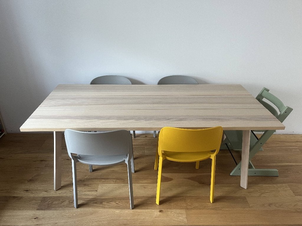 IKEA Ypperlig tafel 200x90, Ophalen, 200 cm of meer, 50 tot 100 cm, Zo goed als nieuw