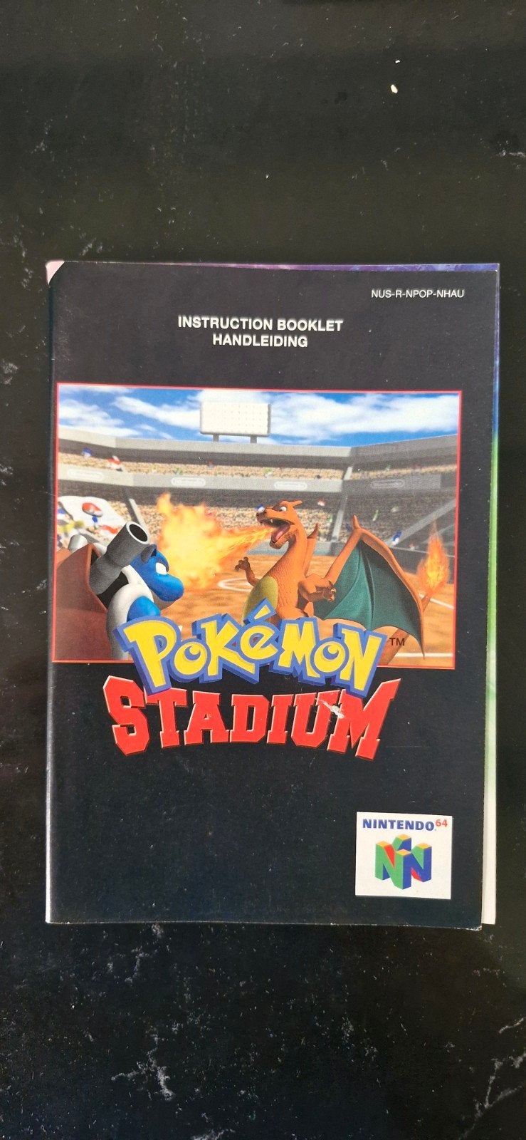 Pokémon Stadium Handleiding Nintendo 64, Spelcomputers en Games, Gebruikt, 1 speler, Ophalen of Verzenden, Role Playing Game (Rpg)