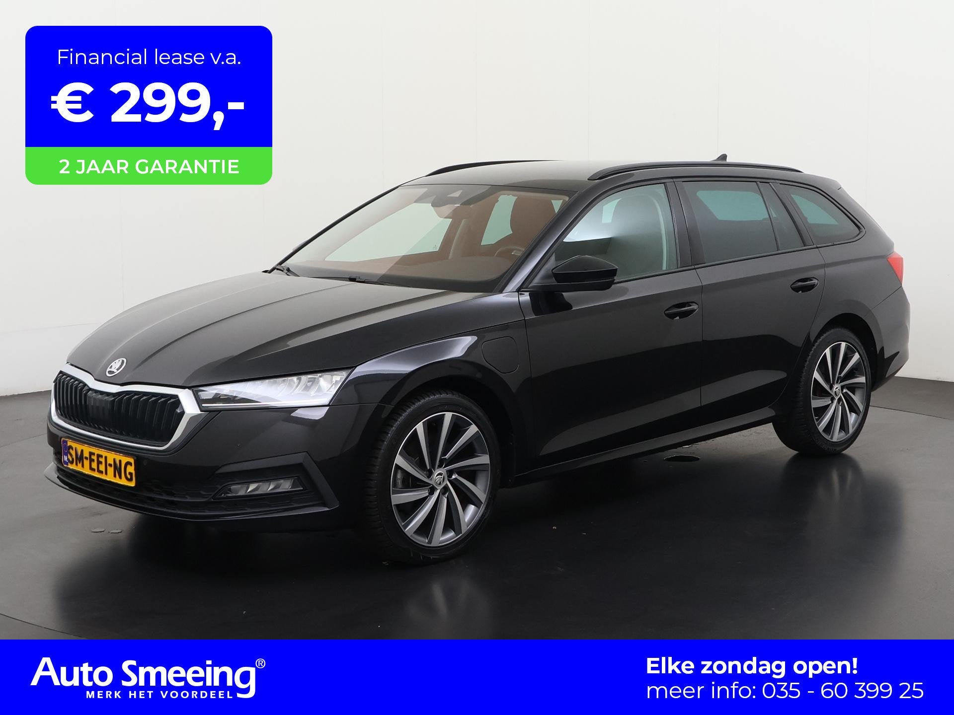 Skoda Octavia Combi 1.4 TSI iV PHEV Ambition | Stoel & Stuur, Auto's, Stof, Gebruikt, Euro 6, 4 cilinders