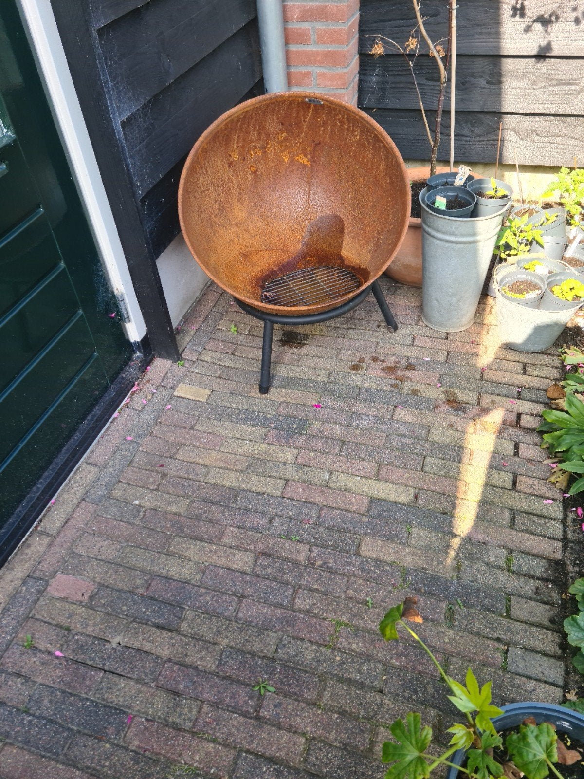 vuurschaal nog nooit gebruikt kappa roest, Ophalen, Nieuw