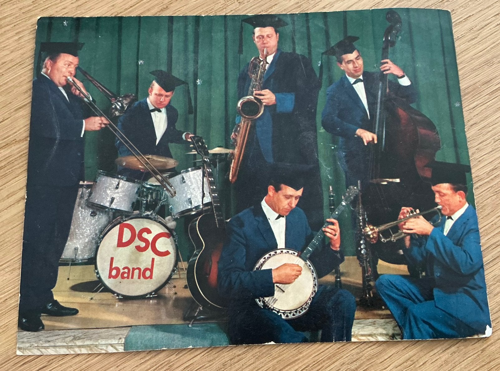 Oude foto/kaart Ducth swing college band, Ophalen of Verzenden, Gebruikt, Overige formaten, Jazz
