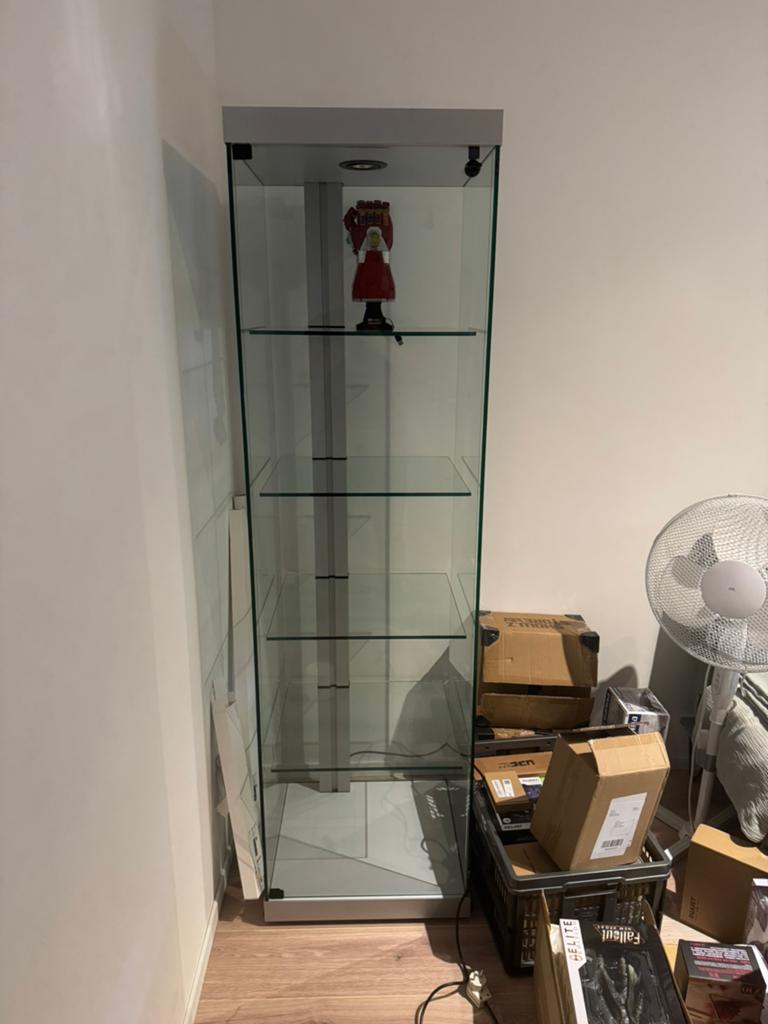 Vitrinekast - Linea 50, Ophalen, Gebruikt, 50 tot 100 cm, Glas