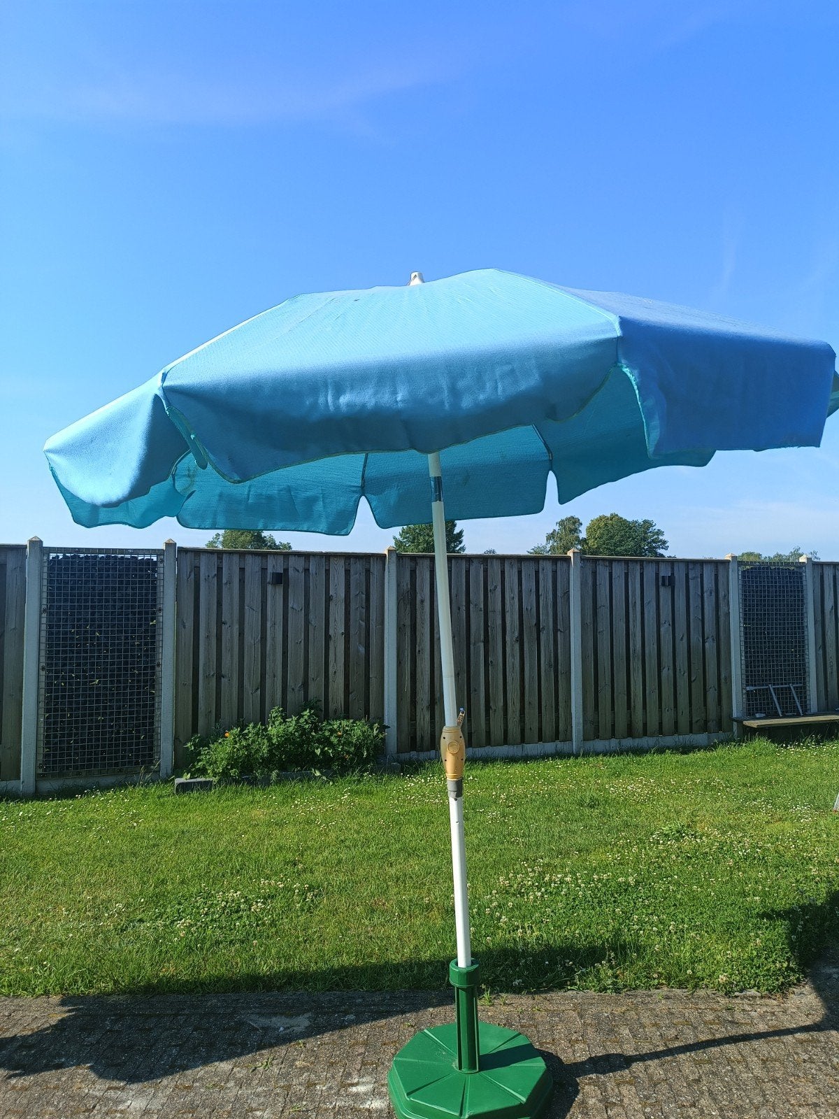 Mooie parasol, Ophalen, Stokparasol