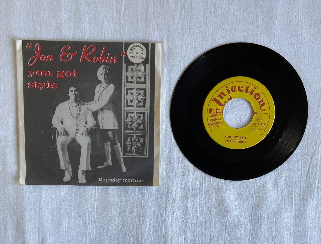 jon & robin - you got style, 7 inch, Ophalen of Verzenden, Zo goed als nieuw, Pop