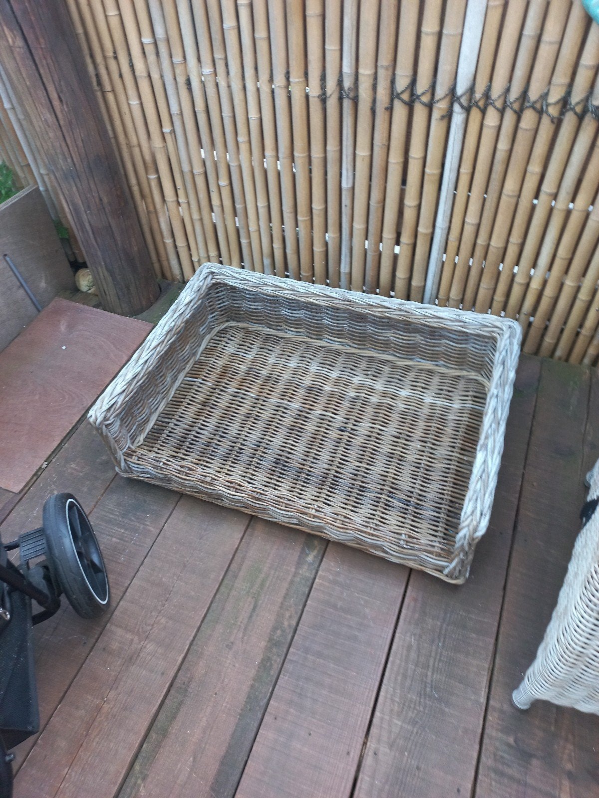 Hondenmand,  riet, Ophalen, Zo goed als nieuw, Minder dan 75 cm, Minder dan 65 cm