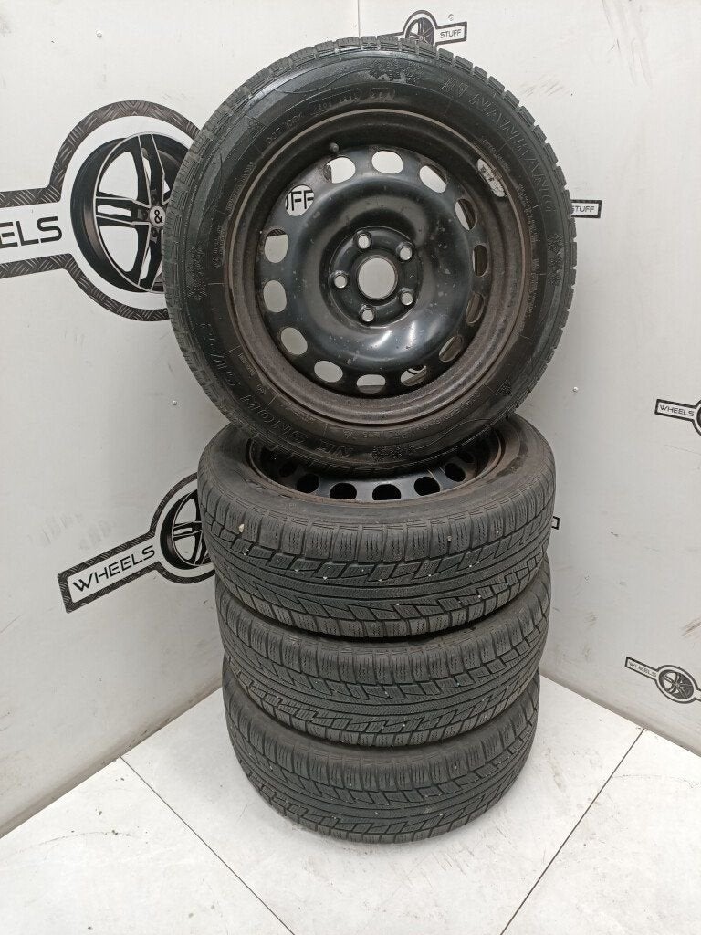 VW Audi Skoda velgen 16"inch winterbanden 5x112, Ophalen, Gebruikt, 16 inch, Banden en Velgen