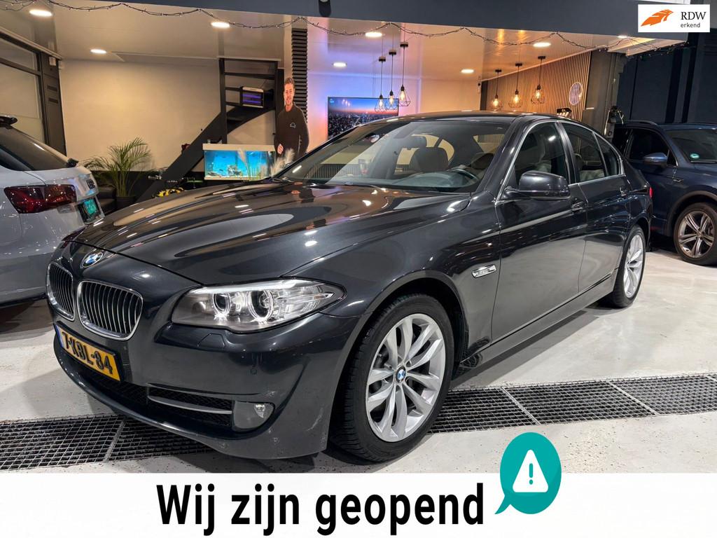 BMW 5-serie 528i High Executive|LEDER|LED|MEMORY|NAVI|STOELV, Auto's, BMW, Automaat, Euro 5, Gebruikt, Navigatiesysteem