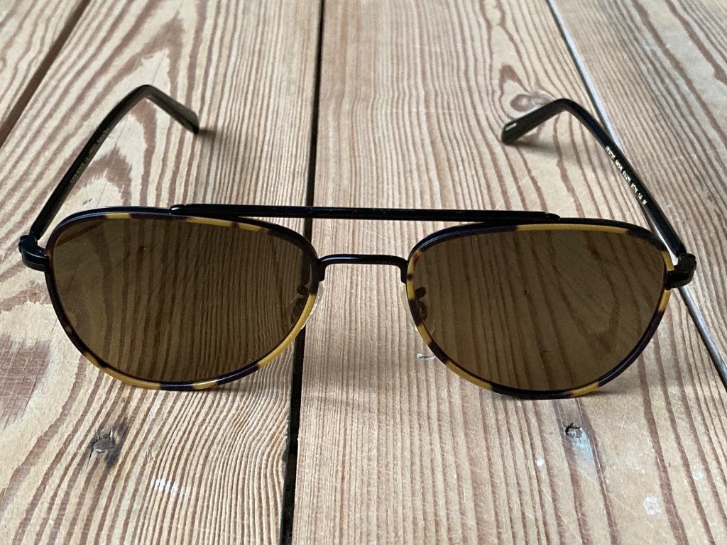 Oliver Peoples-Sacoye zonnebril, Overige merken, Zonnebril, Zwart, Nieuw