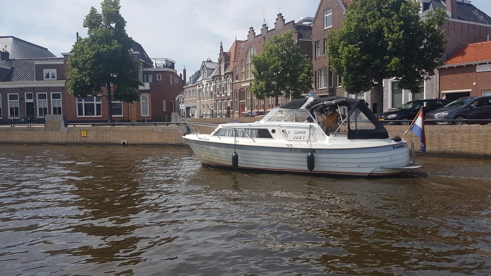 Fjord 260 T spitgatter motorboot, Gebruikt, Binnenboordmotor, Diesel, 75 pk