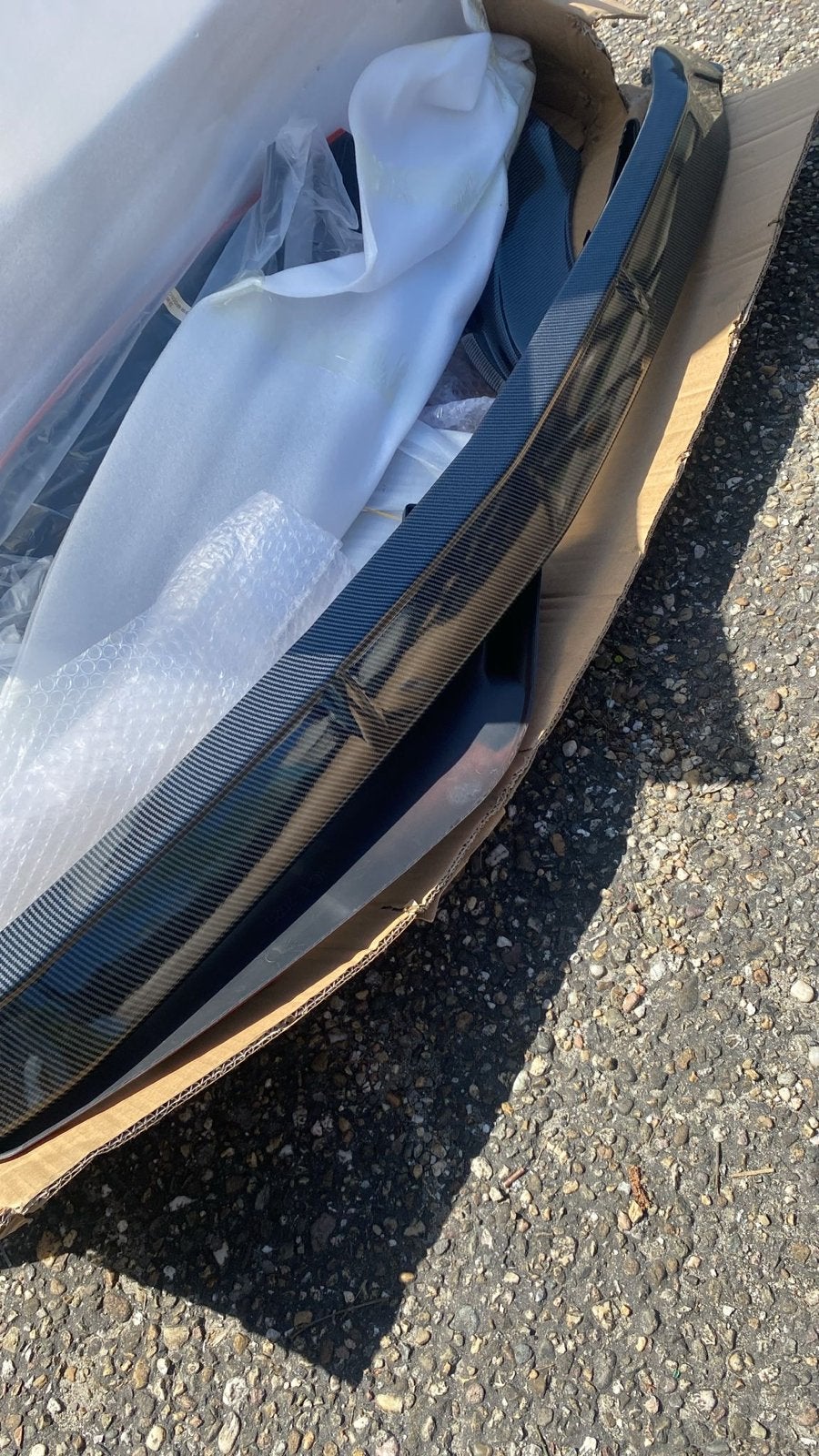 Voorlip spoiler carbon look Mercedes-Benz W213, Ophalen of Verzenden, Nieuw