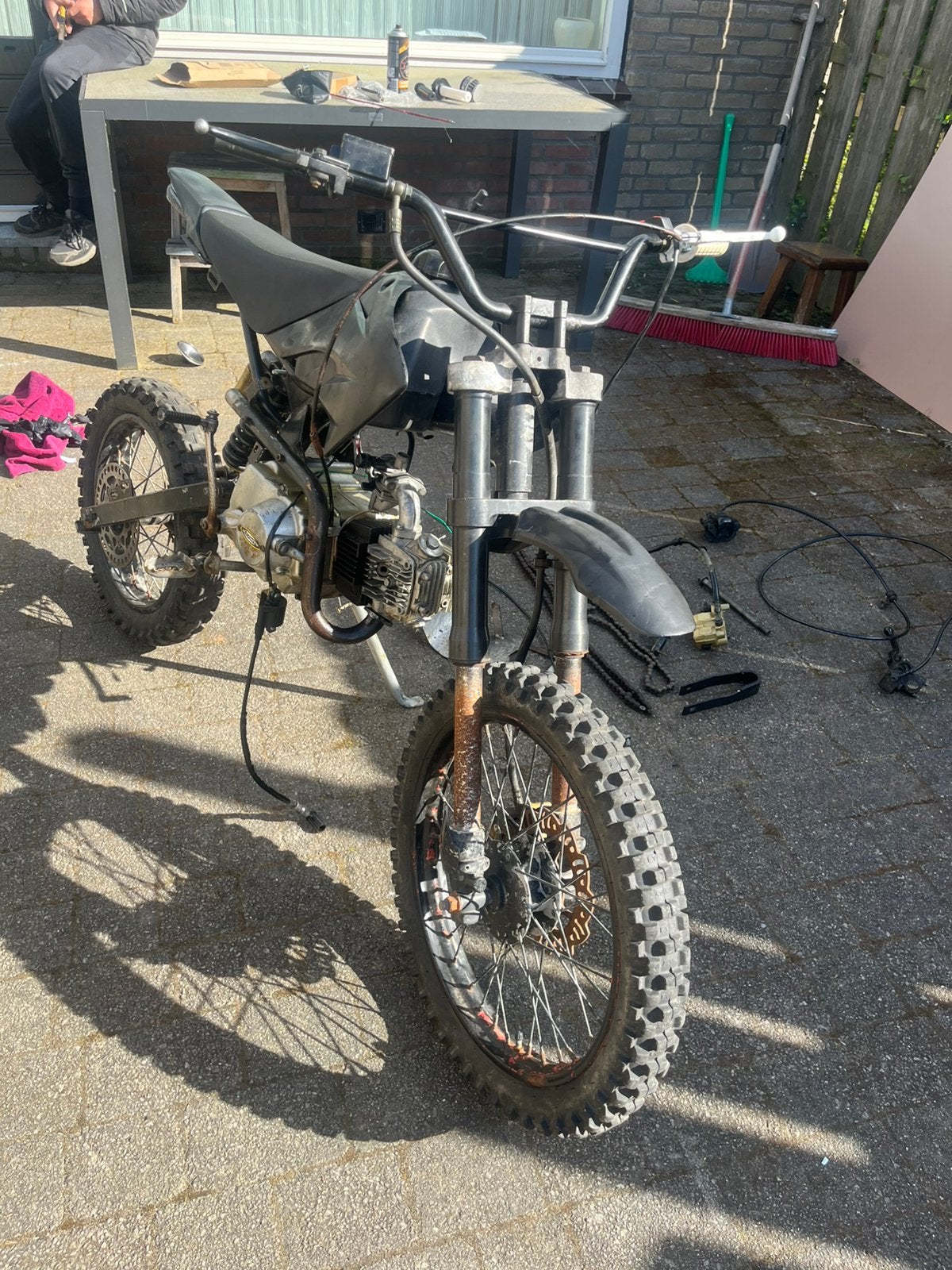 Pitbike 110cc, Ophalen of Verzenden, Zo goed als nieuw, Pitbike
