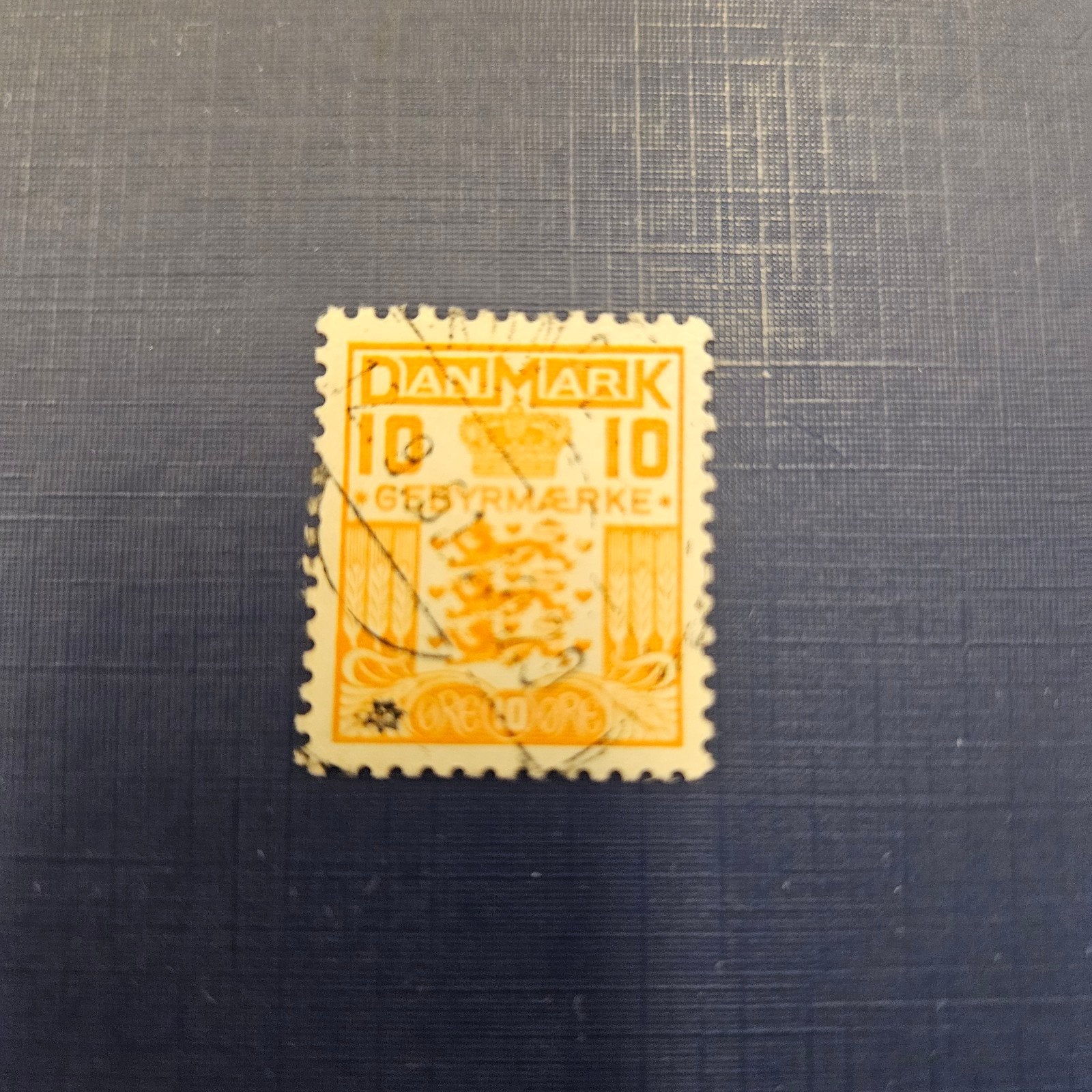 Denemarken verrechnungs marken 18, Ophalen of Verzenden, Denemarken, Gestempeld