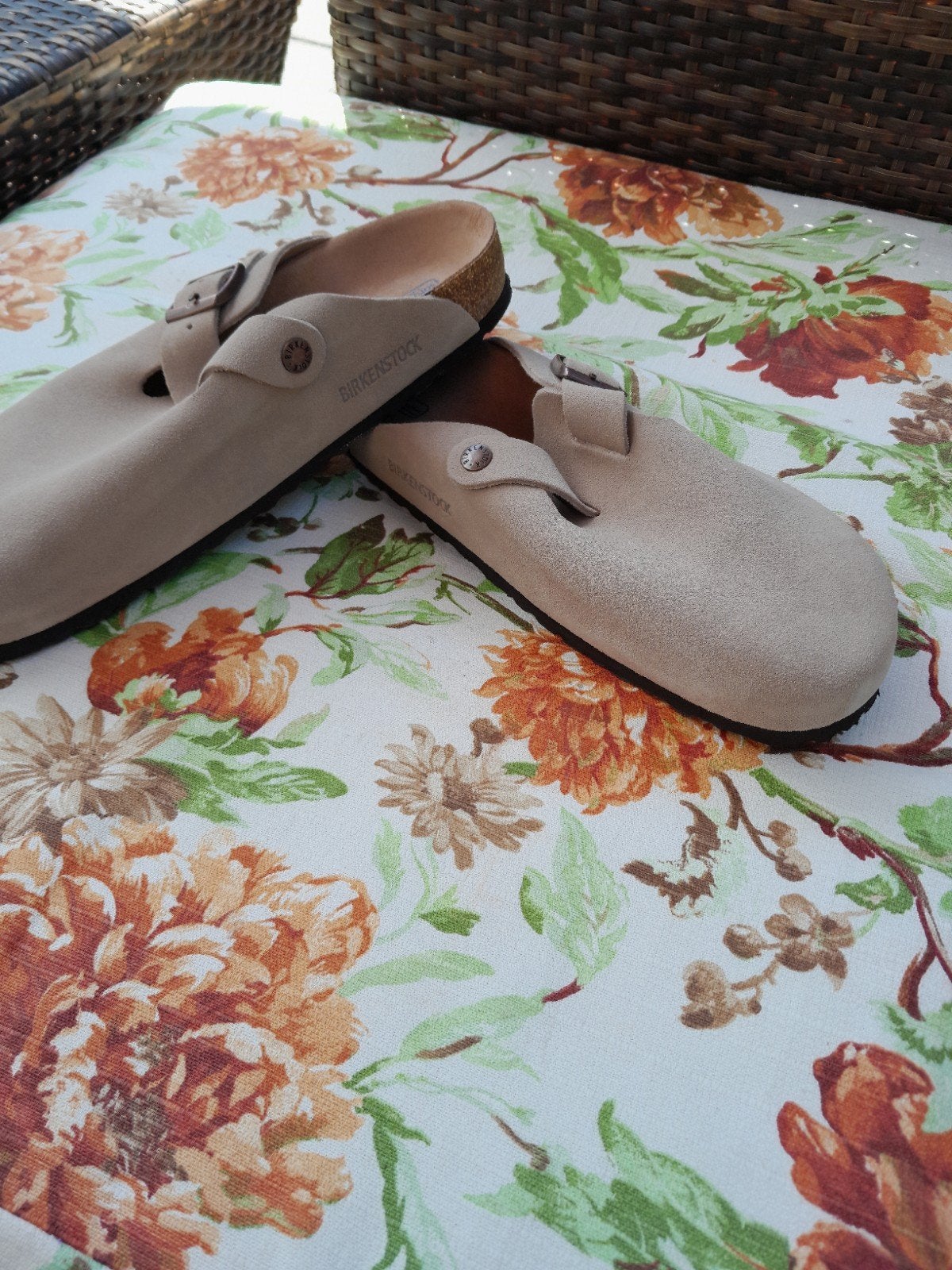 Nieuwe Birkenstock Boston klompen - Maat 42, Slippers, Beige, Nieuw, Ophalen of Verzenden