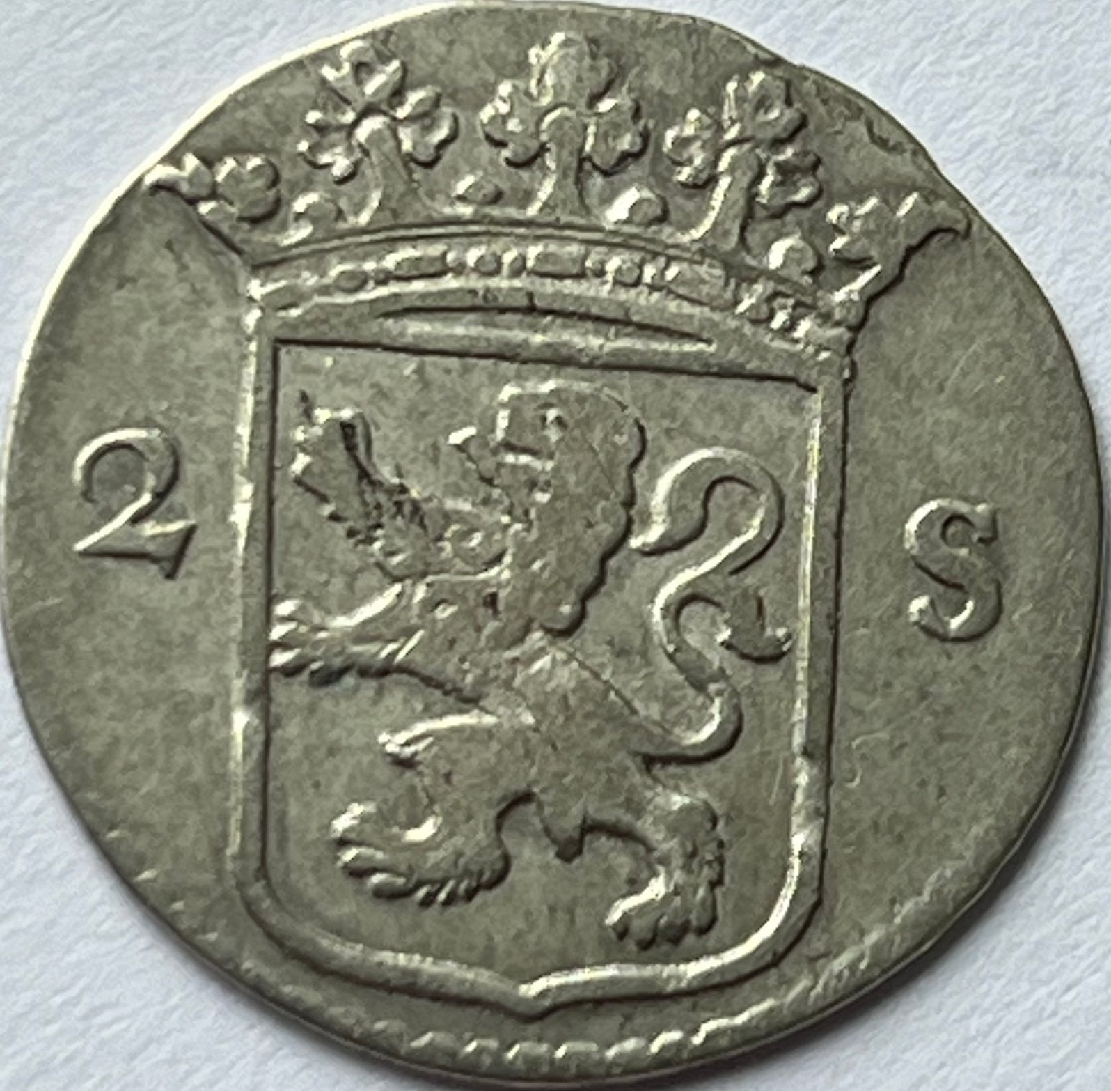 Utrecht dubbele stuiver 1787, Vóór koninkrijk, Zilver, Losse munt, Overige waardes