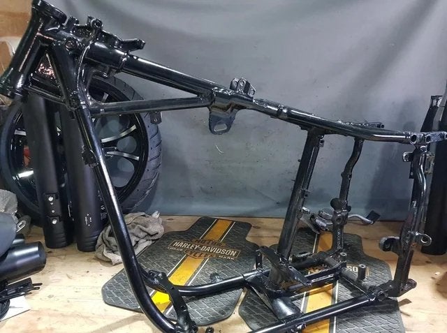 Shovelhead frame met kenteken!, Ophalen, Gebruikt