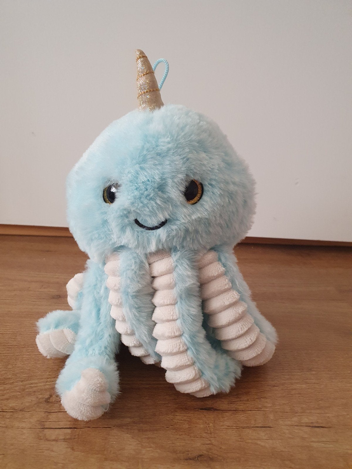 Eenhoorn Octopus Knuffel - Zachte Blauwe Knuffel, Overige merken, Overige karakters, Overige typen, Blauw