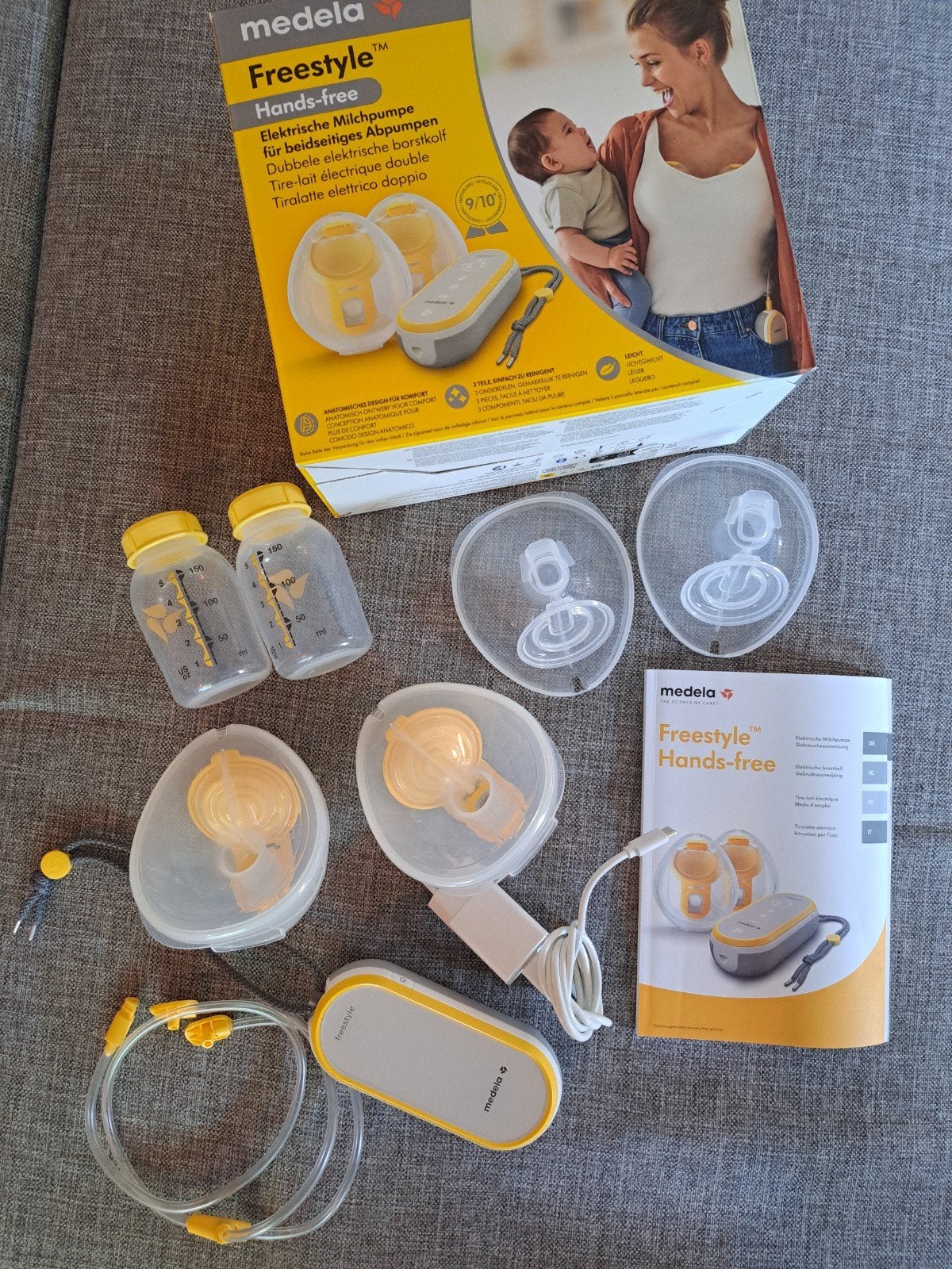 Medela Freestyle Handsfree borstkolf, Ophalen, Gebruikt, Draagbaar, Medela