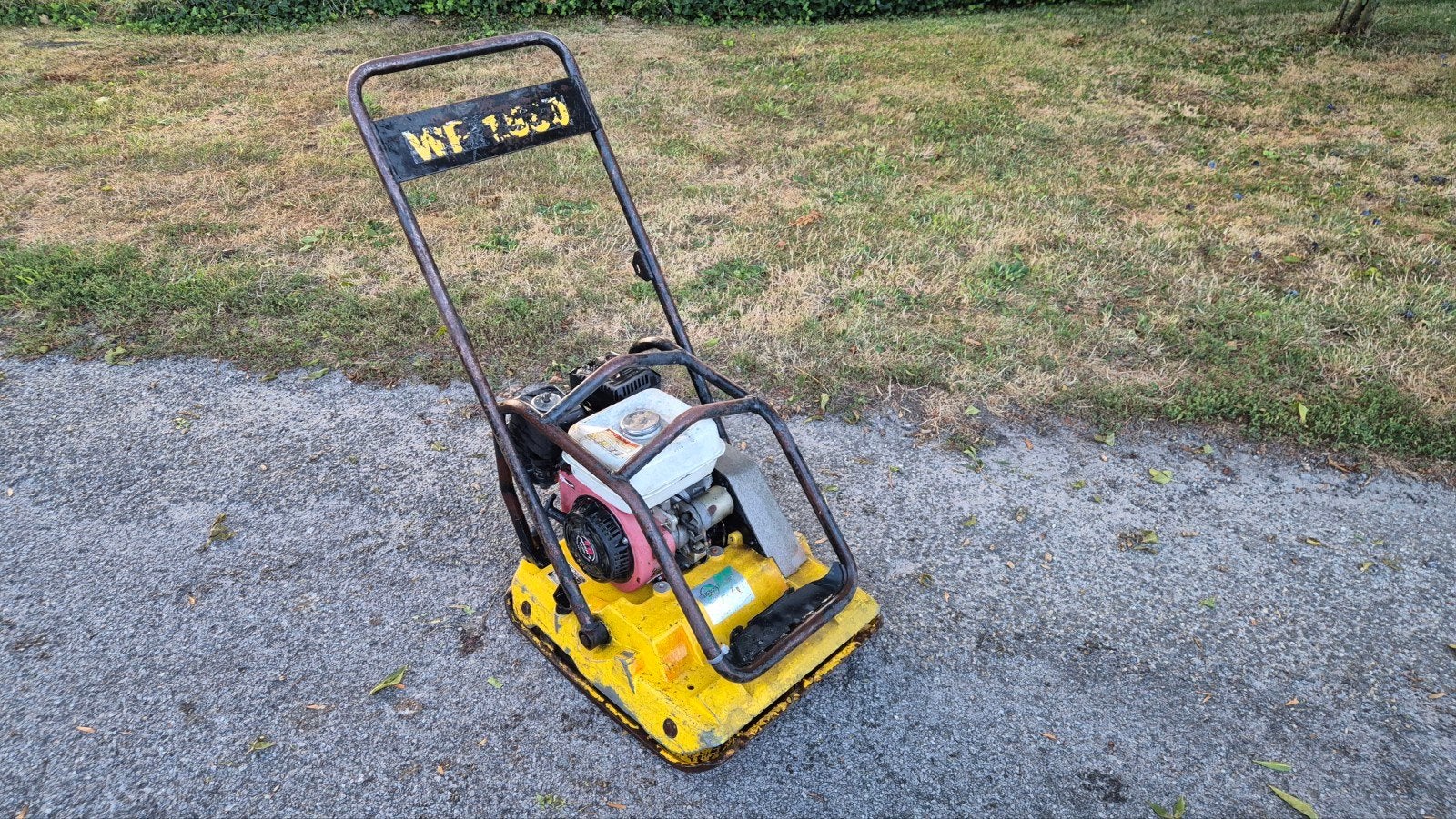 wacker wp1550, Ophalen, Gebruikt