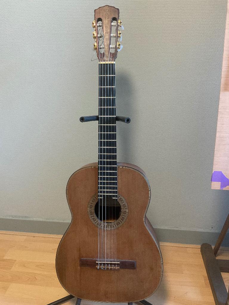 Helmut Hanika Meesterklasse  (1974, nr. 29) + LR Baggs, Ophalen of Verzenden, Gebruikt, Klassieke of Spaanse gitaar, Met koffer