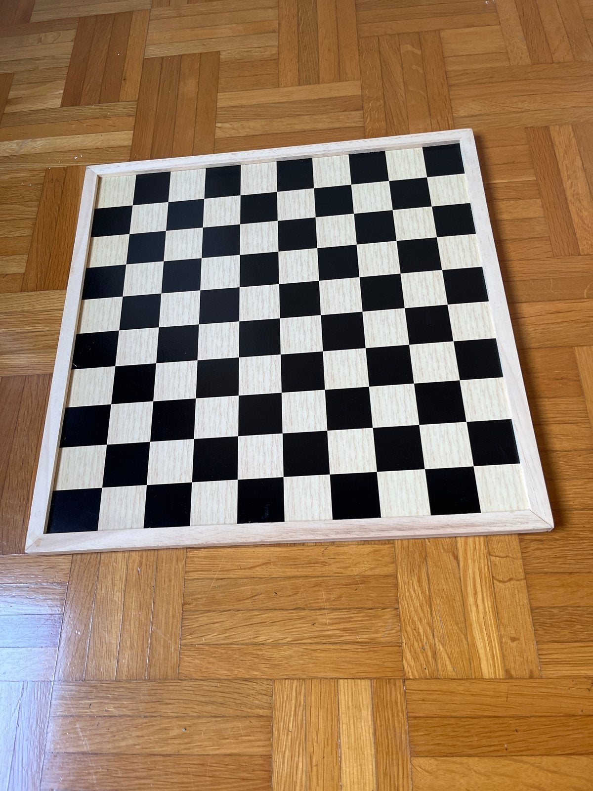 Schaak- en dambord met stukken - Zo goed als nieuw, Een of twee spelers, Ophalen of Verzenden, Zo goed als nieuw