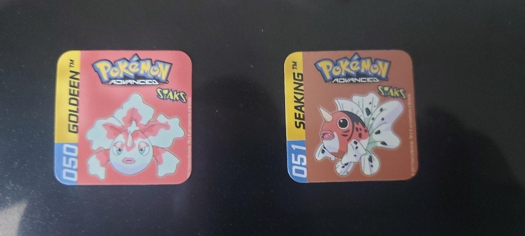 magneten speelgoed pokemon panini staks Goldeen Seaking, Ophalen of Verzenden