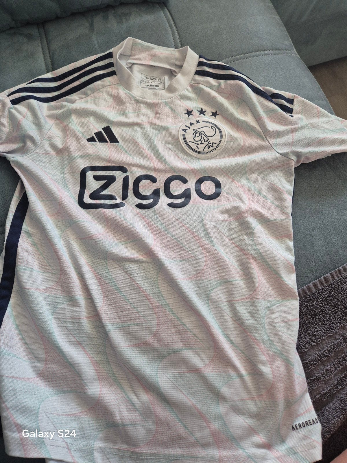 Ajax Thuisshirt 2023/2024 - Maat 176 (XL), Wit, Maat 56/58 (XL), Ophalen of Verzenden, Zo goed als nieuw