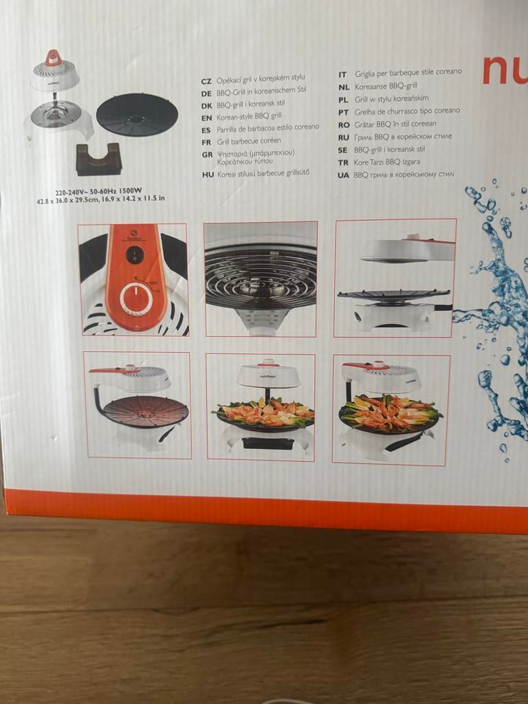 Nutrifresh Koreaanse BBQ Grill - Nieuw in doos, Ophalen, Nieuw