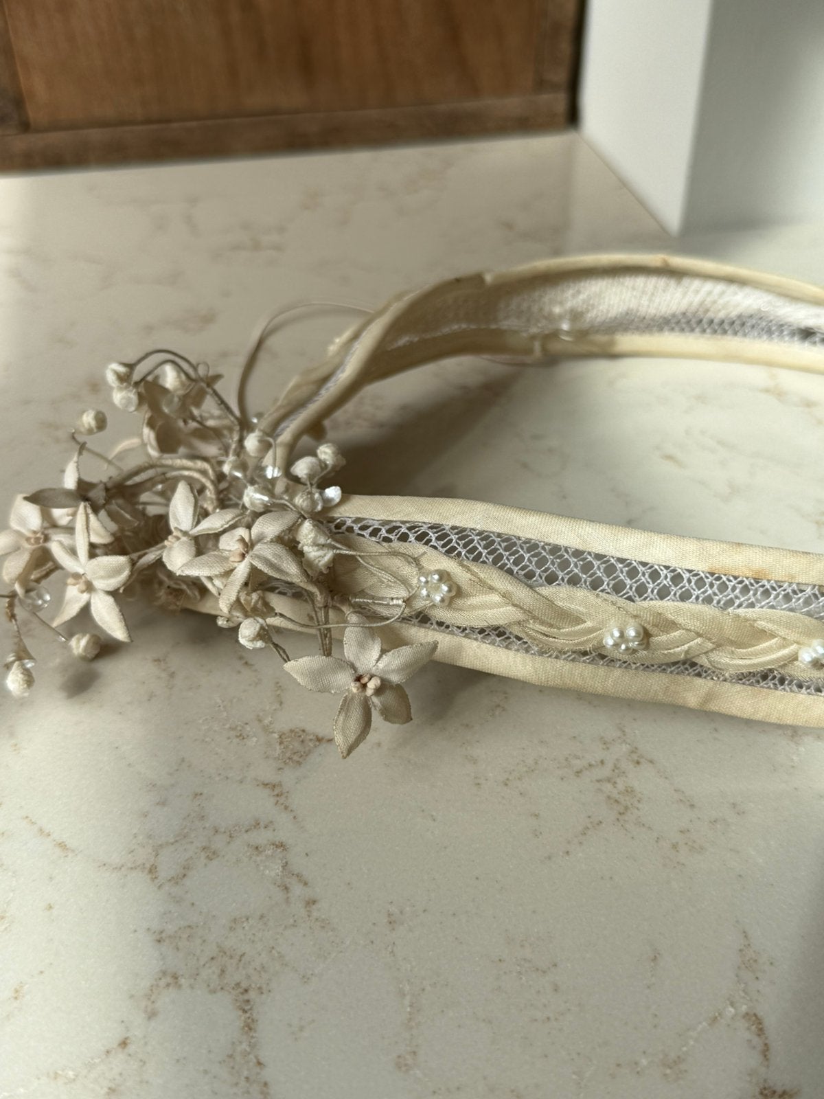Antieke bruidsdiadeem, Antiek en Kunst, Ophalen of Verzenden, Dames