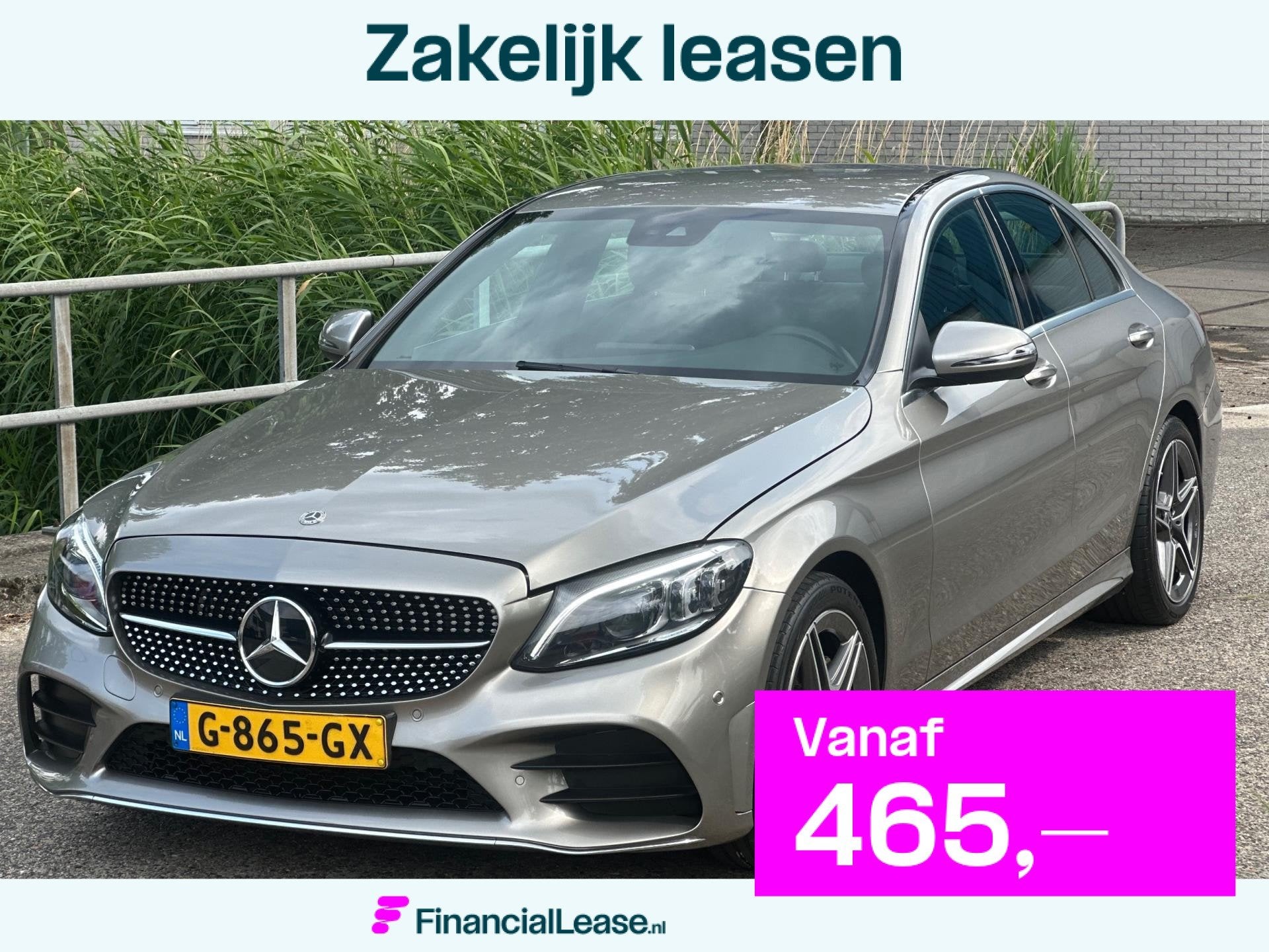 Mercedes-Benz C-klasse 180 Premium Plus Pack!2019!AMG-Line!N, Euro 6, Sedan, Lease, Benzine