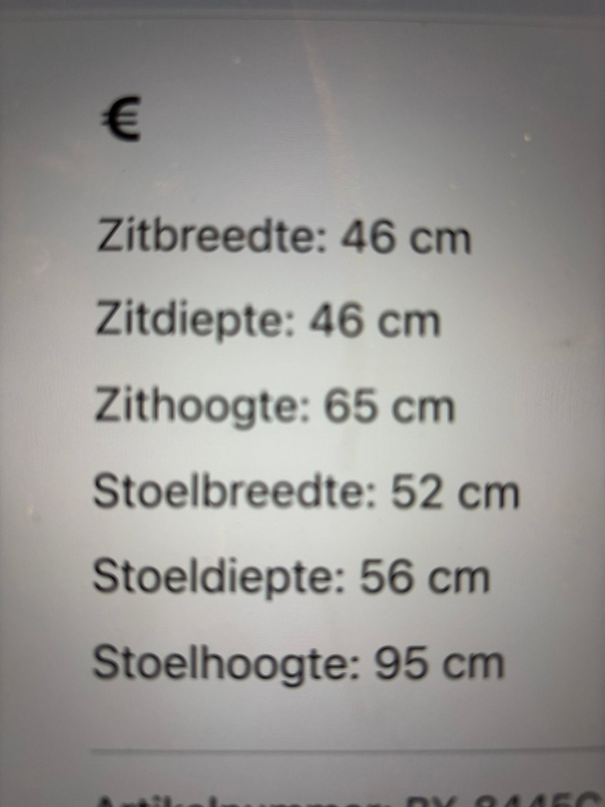Foto 12 van 4 nieuwe barkrukken zithoogte 65 cm Yoshion