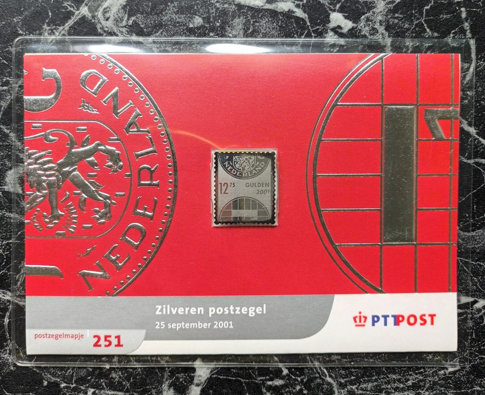 zilveren postzegel, Ophalen of Verzenden, Postfris
