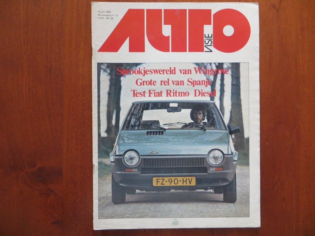 Autovisie 12 1980 Fiat Ritmo Diesel, Renault 5 6x6, Wingrove, Ophalen of Verzenden, Nieuw, Renault