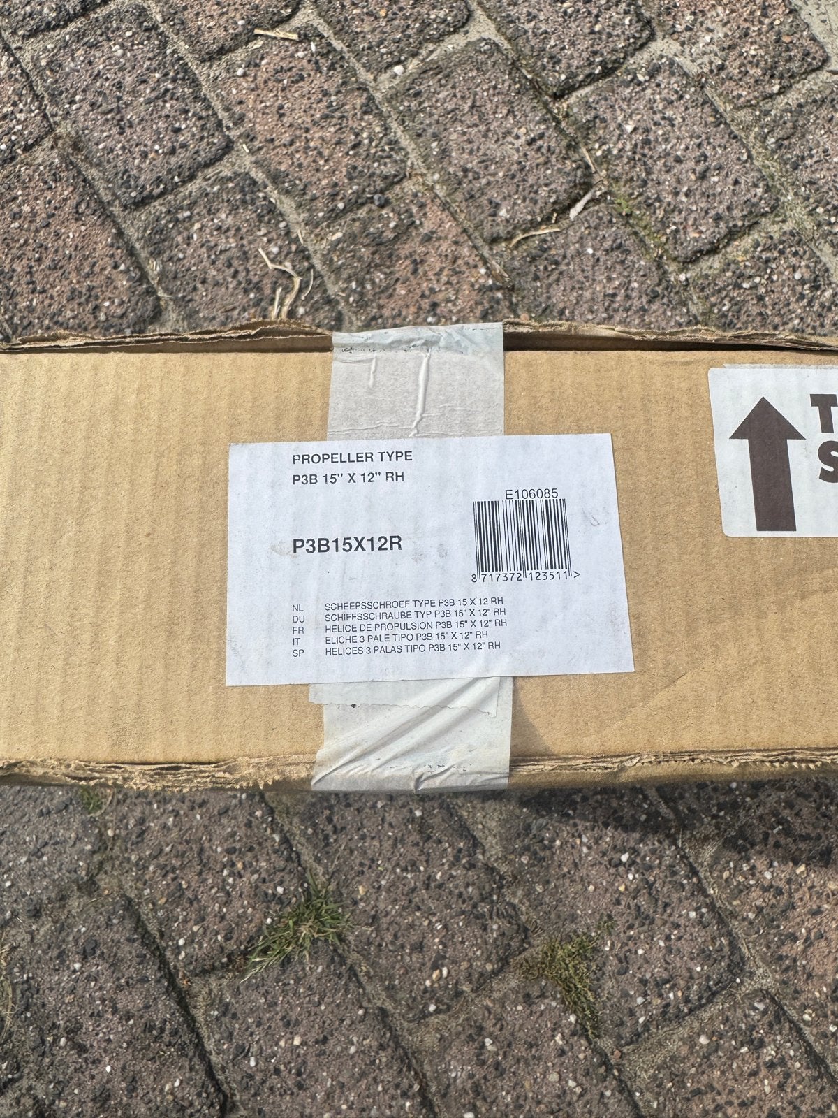 Vetus P3B 15x12 R Bronzen Scheepsschroef - Nieuw in doos, Ophalen, Nieuw, Motor en Techniek, Motorboot