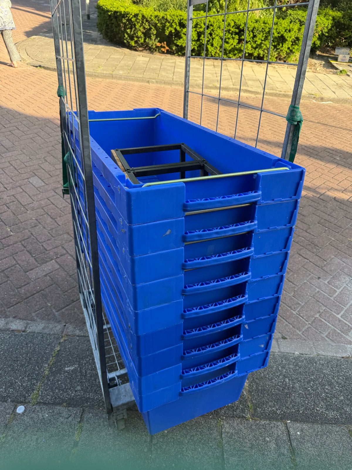 9 stevige verhuiskratten, Ophalen, Gebruikt, 40 tot 60 cm, 50 tot 75 cm